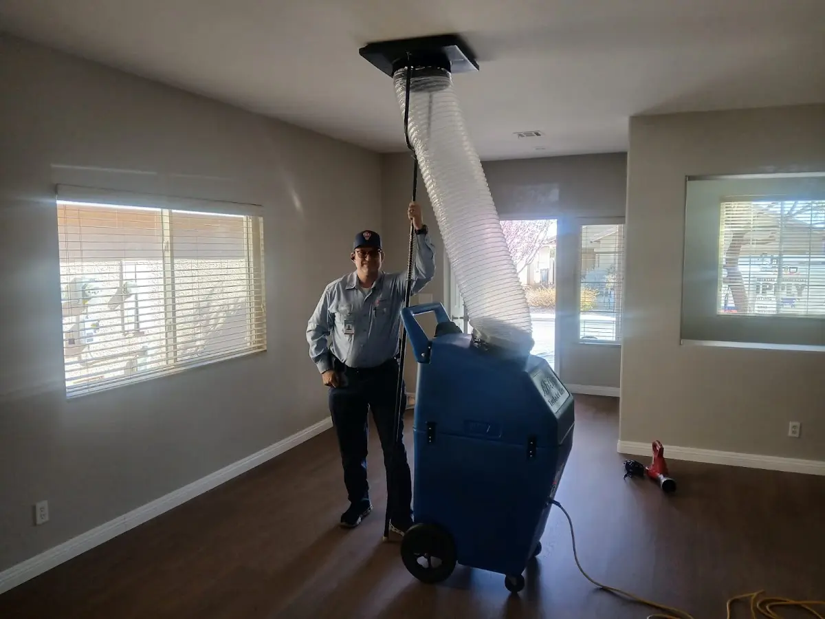 Professional Dryer Vent Cleaning work inside a Matthews home